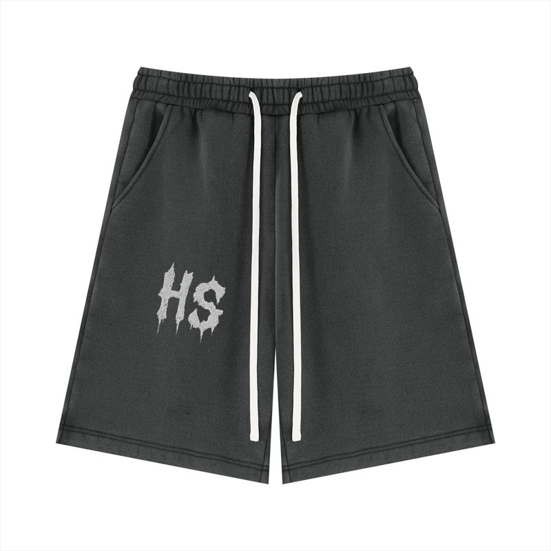 Hollow Street Chrome Vintage Washed Shorts