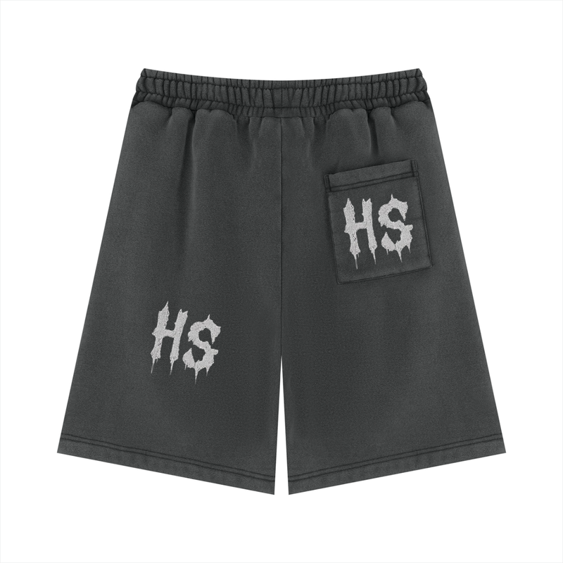 Hollow Street Chrome Vintage Washed Shorts