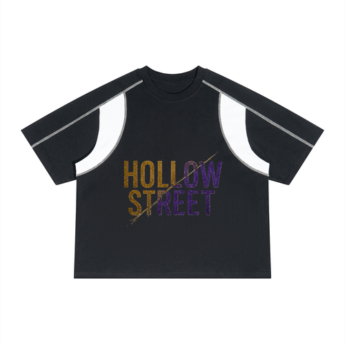 Hollow Street Raglan Color Block Tee