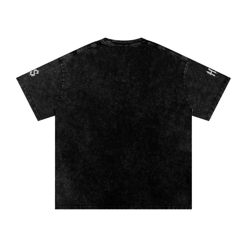 Hollow Street Snow Washed Oversized Tee