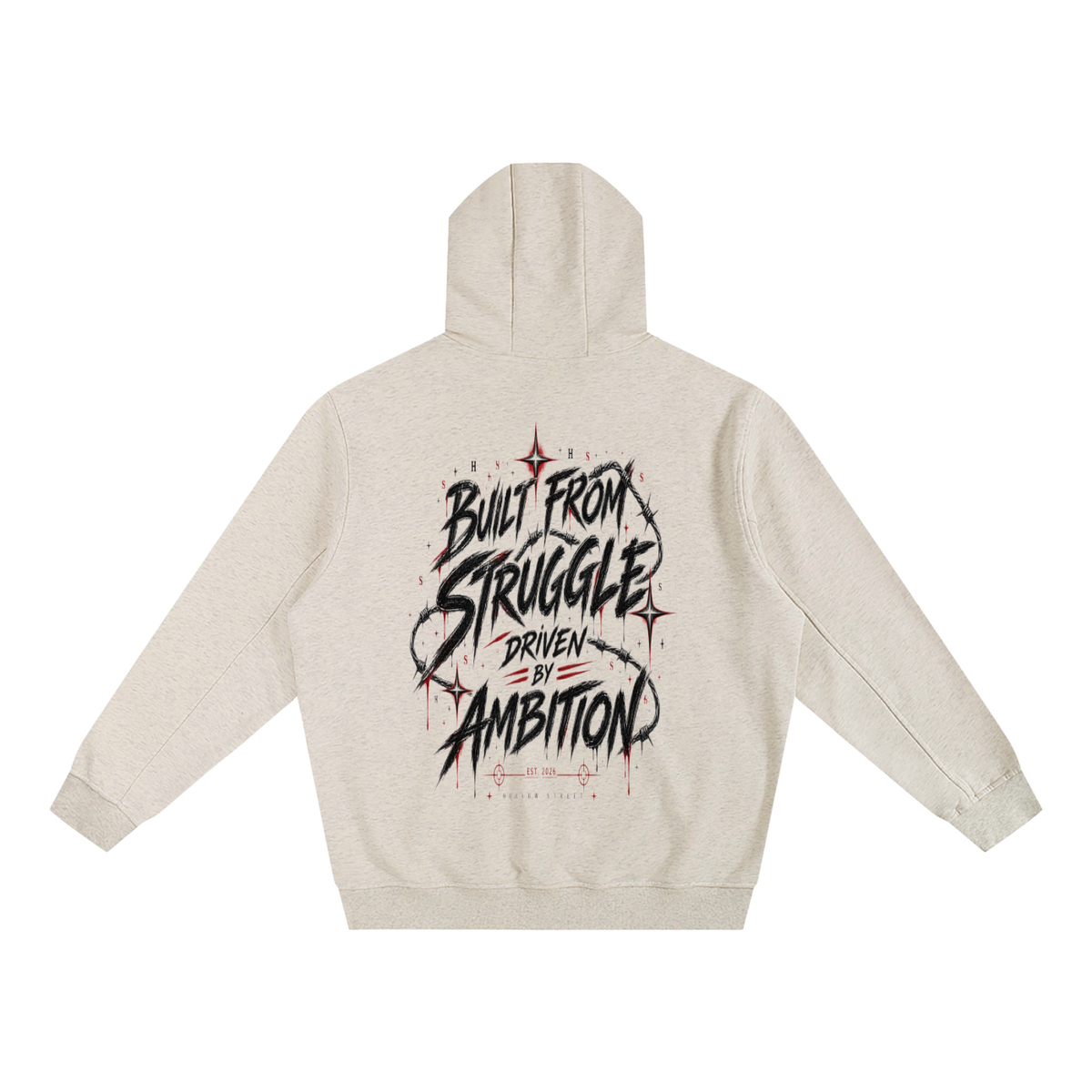 Fleeced High Neck Hoodie