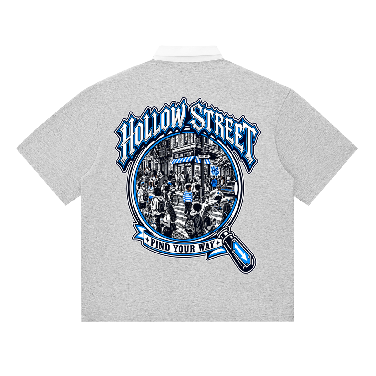 HOLLOW STREET SPY GLASS POLO SHIRT