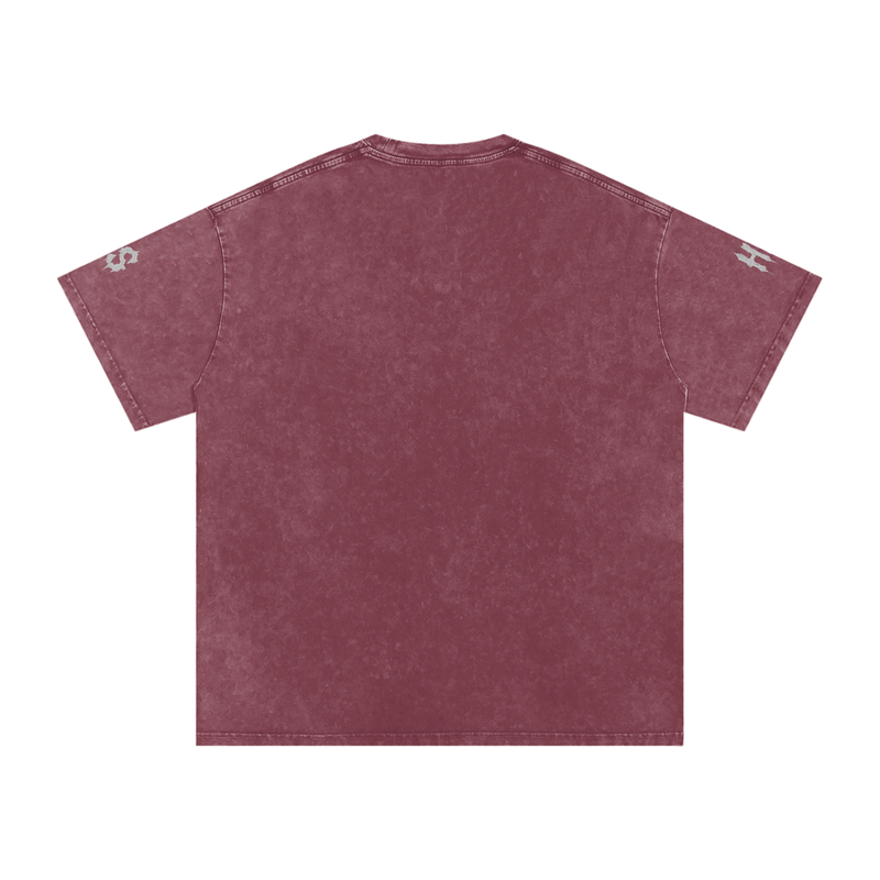 Hollow Street Snow Washed Oversized Tee