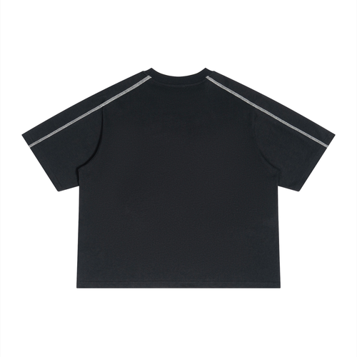 Hollow Street Raglan Color Block Tee