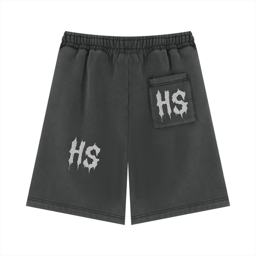 Hollow Street Chrome Vintage Washed Shorts