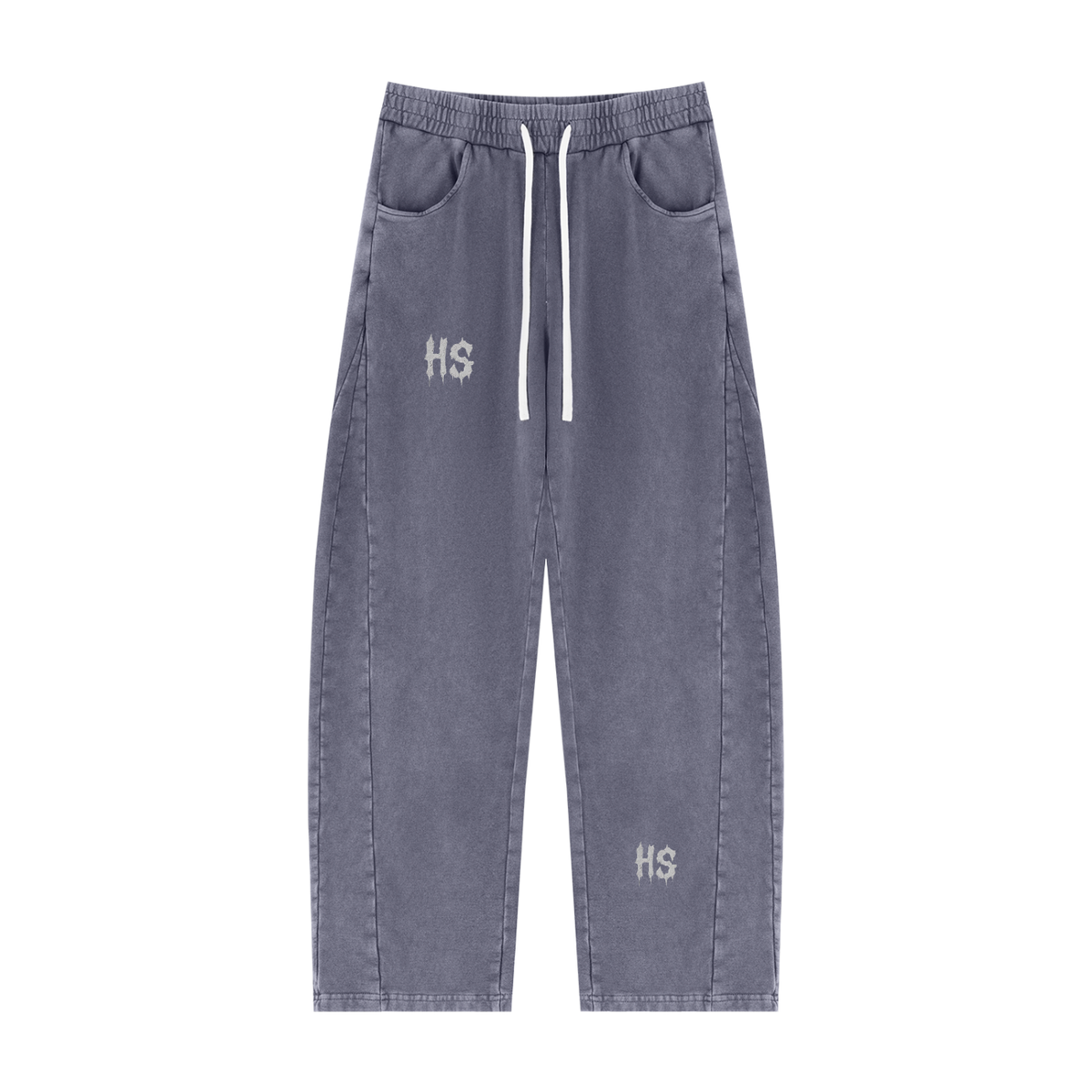 Hollow Street Men's Mineral Wash Barrel Sweatpants – Heavyweight Fleece, Tapered Ankle, S–2XL