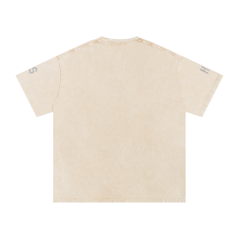 Hollow Street Snow Washed Oversized Tee