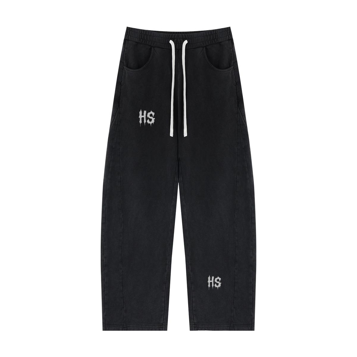 Hollow Street Men's Mineral Wash Barrel Sweatpants – Heavyweight Fleece, Tapered Ankle, S–2XL