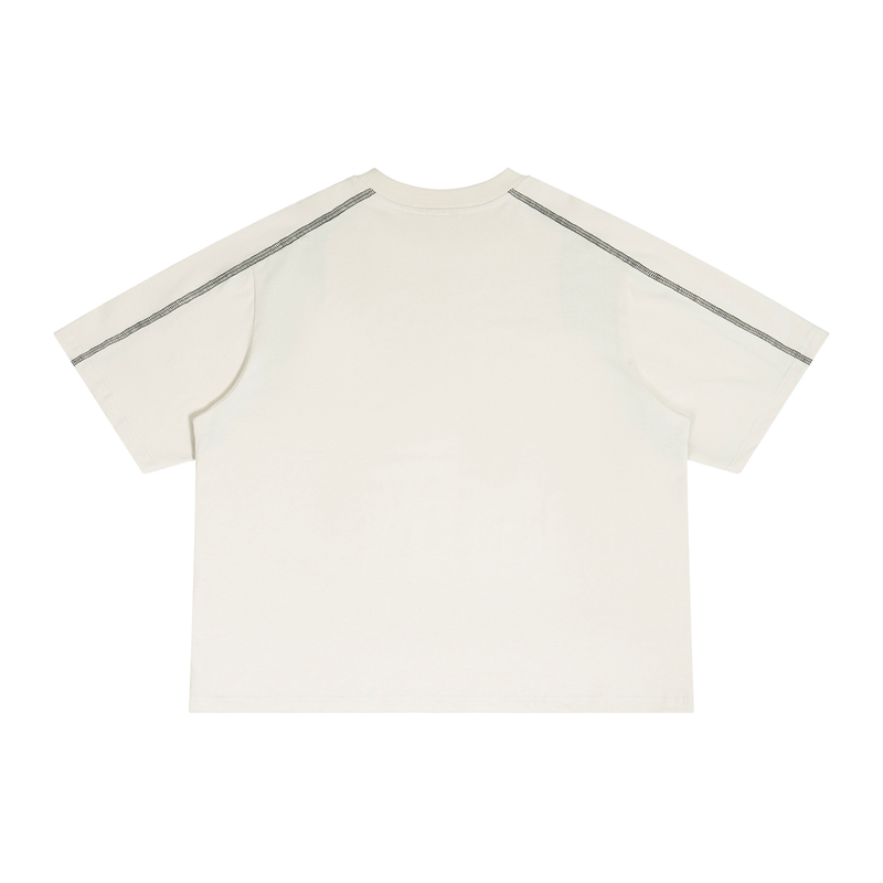 Hollow Street Raglan Color Block Tee