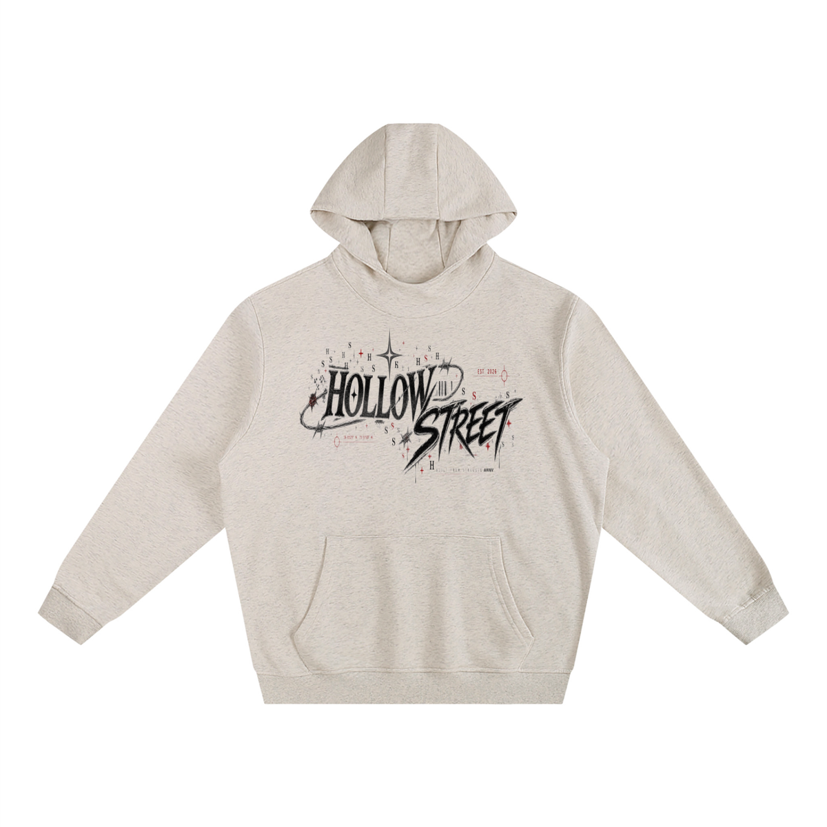 Fleeced High Neck Hoodie