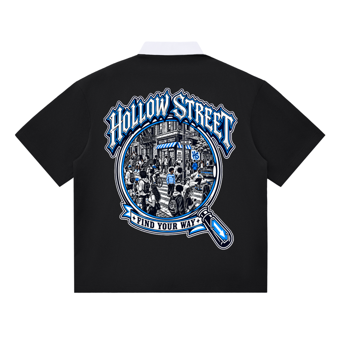 HOLLOW STREET SPY GLASS POLO SHIRT