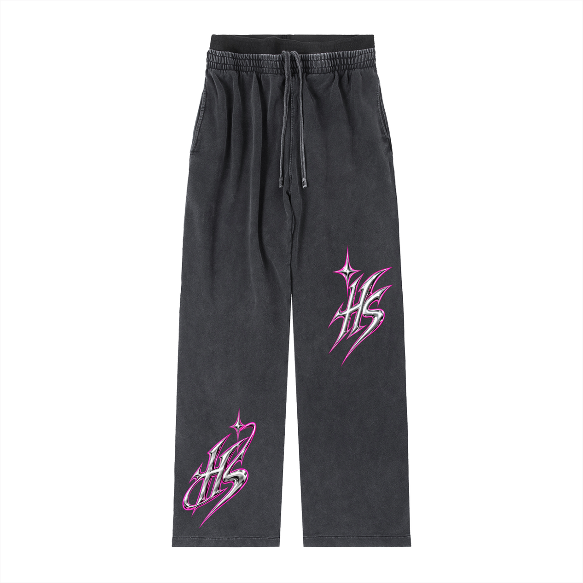 hollow street Washed Waist Pants