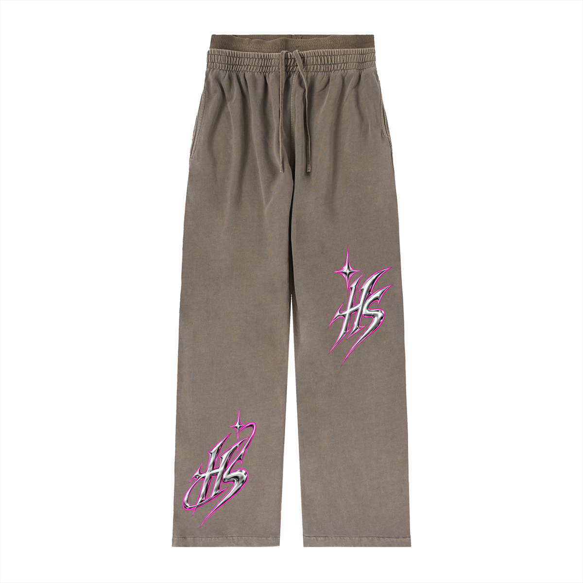 hollow street Washed Waist Pants