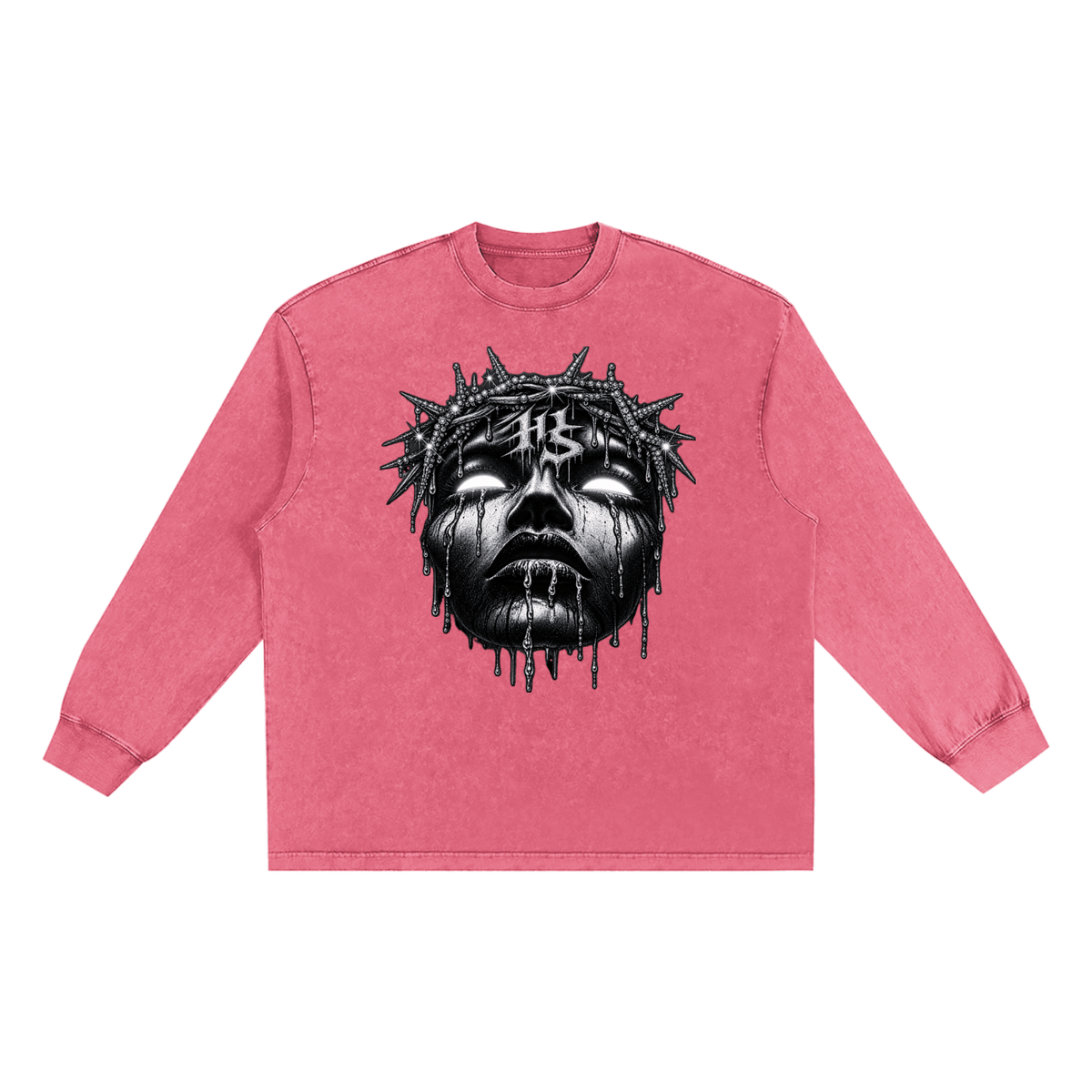 unisex snow washed frayed edge cotton t-shirt casual style