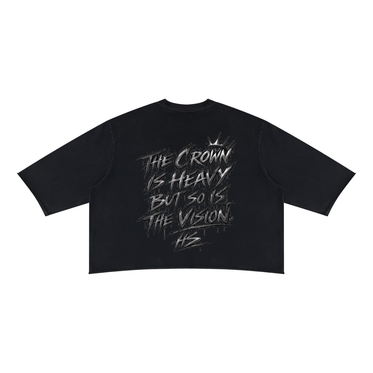 Unisex mineral wash raw hem boxy t-shirt in 100% cotton